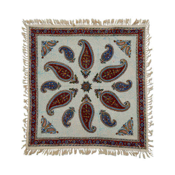 Nappe Persane : Impression Traditionnelle Kalamkari d'Isfahan