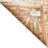 Tapis en laine persan tissé à la main avec motif médaillon couleur crème - Heriz