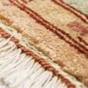 Tapis en laine persan tissé à la main avec motif médaillon couleur crème - Heriz