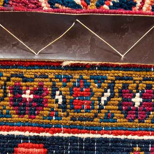 Tapis en laine persan tissé à la main rouge – Heriz
