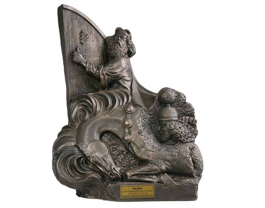 Sculpture de Barbad – Musicien perse