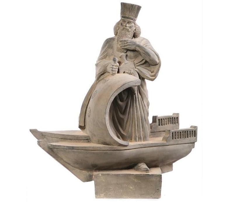 Sculpture de Darius, le grand roi perse