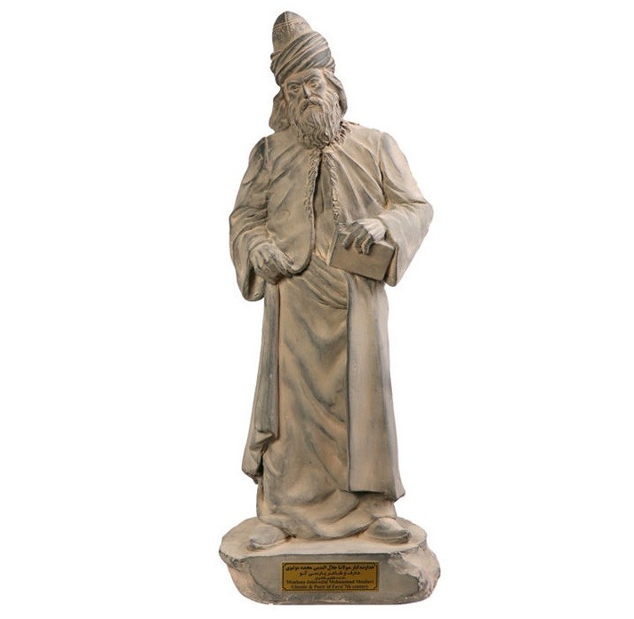 Sculpture de Jalāl ad-Dīn Muhammad Rumi – Poète persan