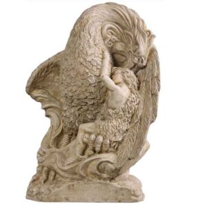 Simurgh & Zal Sculpture Iranian Mythologies