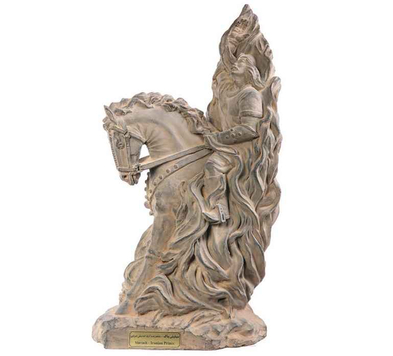 Sculpture de Seyavash – Prince légendaire iranien