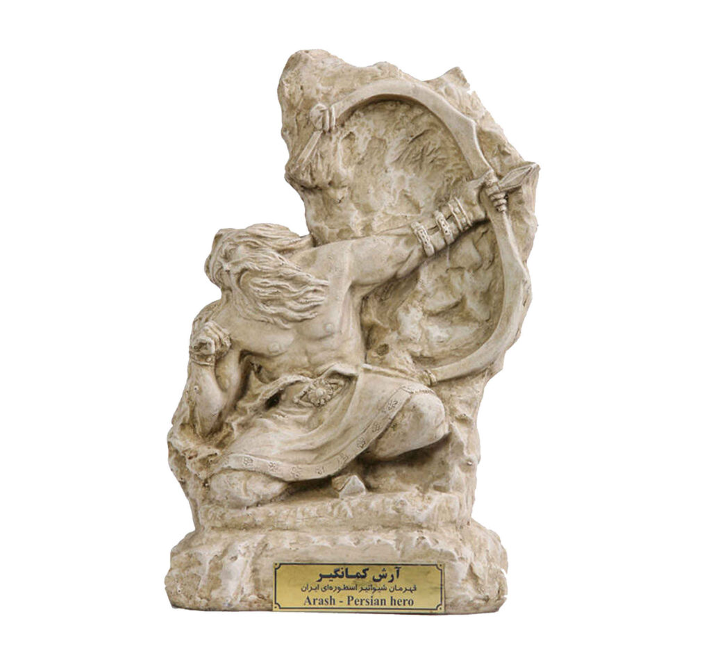 Sculpture d’Arash l’Archer – Héros perse