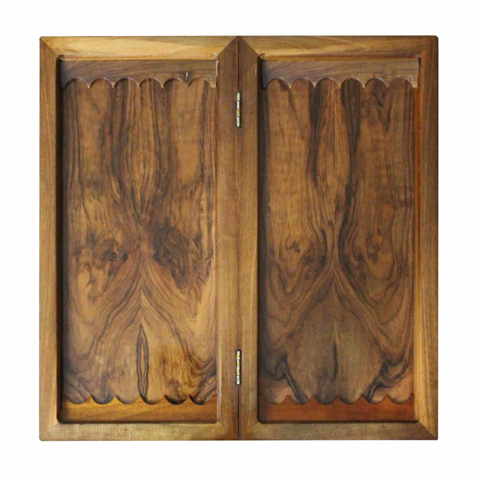 Plateau de Backgammon Sculpté en Bois, Fabriqué à la Main avec l’Héritage Persan Khayyam