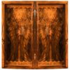 Plateau de Backgammon Sculpté en Bois, Luxe et Fabriqué à la Main Indien et Aigle
