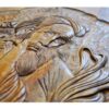 Plateau de Backgammon Sculpté en Bois, Fabriqué à la Main avec l'Héritage Persan Derviche