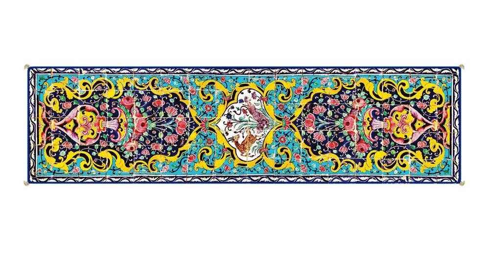 Nappe Élégance Persane en Velours Homa R-138