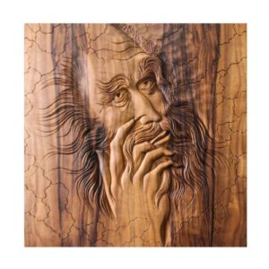 Plateau de Backgammon Sculpté en Bois, Fabriqué à la Main avec l’Héritage Persan Derviche