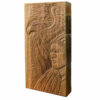 Plateau de Backgammon Sculpté en Bois, Luxe et Fabriqué à la Main Indien et Aigle