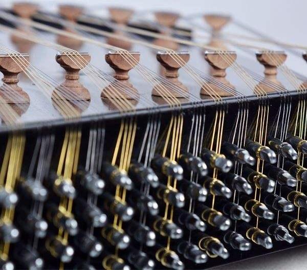 Dulcimer Iranien Fait Main par Vafahei – Santour Perse, 1 Timbre