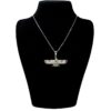Pendentif en Argent Minimaliste Symbole Zoroastrien Faravahar