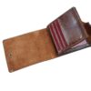 Portefeuille bifold en cuir persan pour hommes avec design Achéménide
