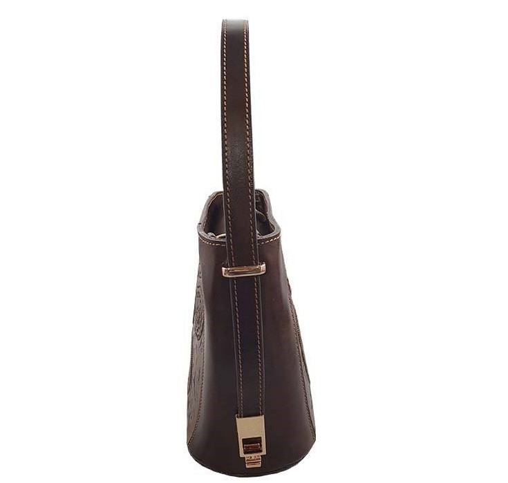 Sac à bandoulière en cuir suédé Boho fabriqué à la main Termeh