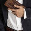 Coffret Cadeau Artisanal Persan Précieux – Portefeuille, Porte-clés et Porte-cartes