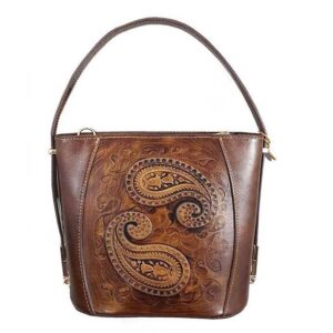 Sac à bandoulière en cuir suédé Boho fabriqué à la main Termeh