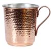 Ensemble de carafe et tasses en cuivre perse martelé traditionnel Mesi