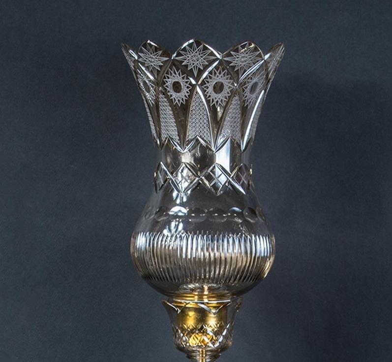 Lampe de cristal persane émaillée – forme traditionnelle Laleh