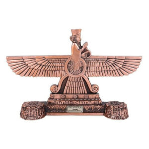 Figurine historique d’Ahura Mazda Farvahar en bronze – Figurine perse
