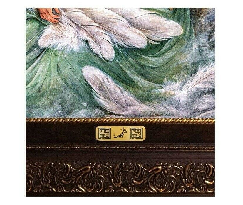 Tapis mural persan de Tabriz représentant la miniature M11