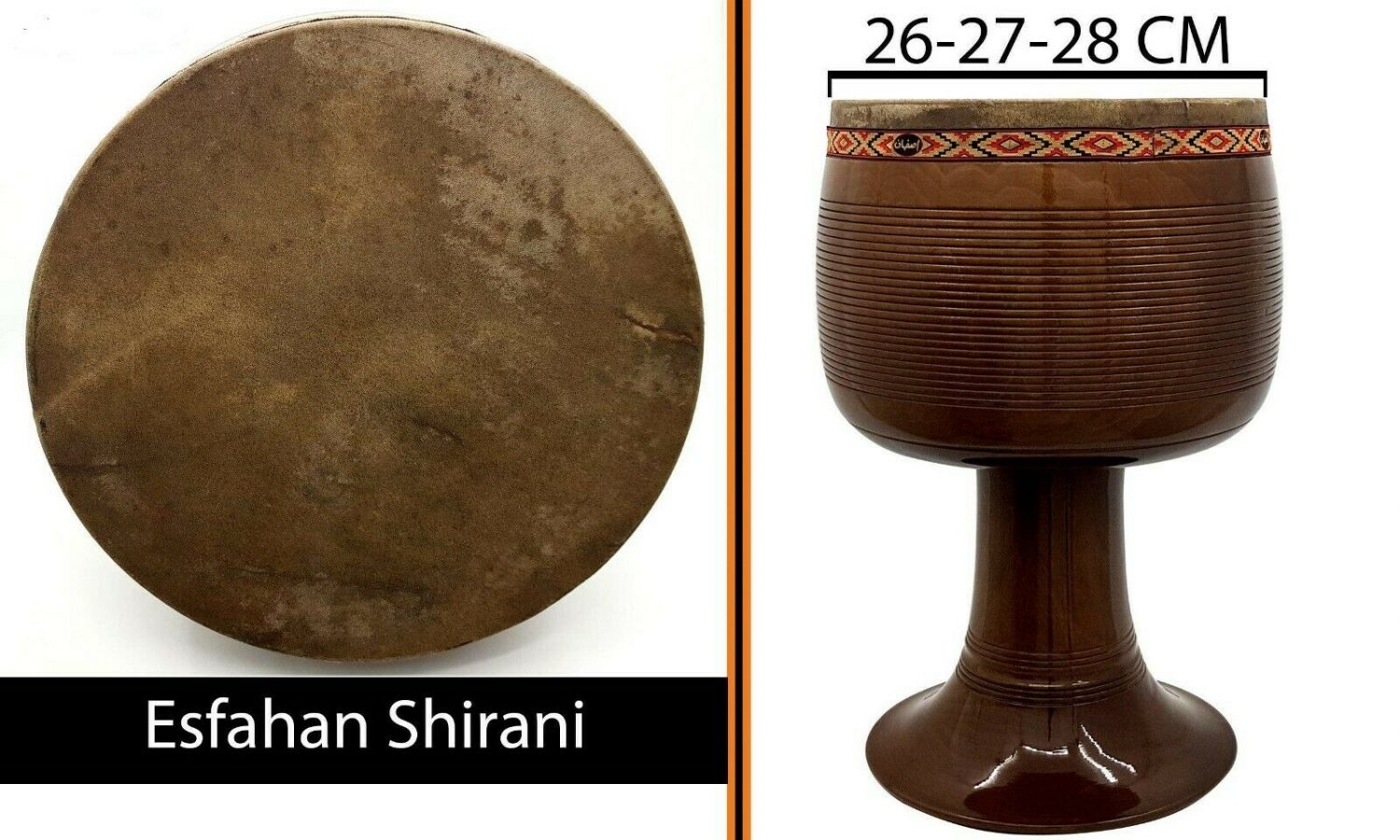 Tambour Tombak Persan – Modèle Shirani 1 Timbre
