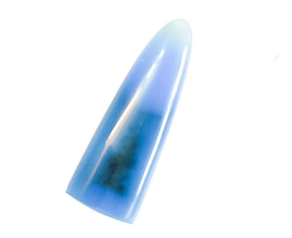 Plectre Mezrab pour Tar Persan Agate Bleue