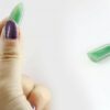 Plectre Mezrab pour Tar Persan Agate Verte