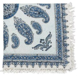 Nappe Persane : Impression Traditionnelle Kalamkari d’Isfahan Atrian
