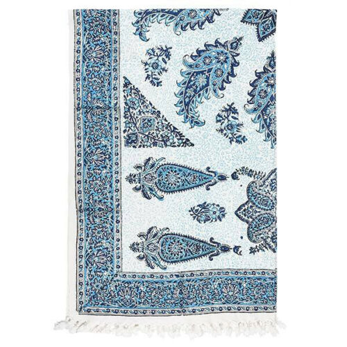 Nappe Persane : Impression Traditionnelle Kalamkari d'Isfahan Atrian