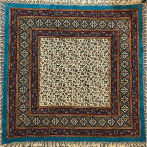 Nappe Iranienne : Impression Traditionnelle Kalamkari d’Isfahan