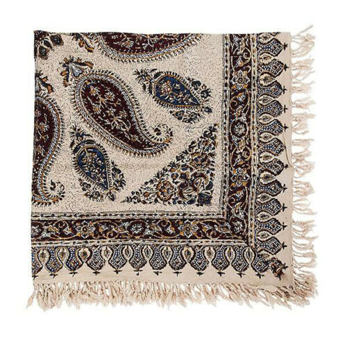 Nappe Iranienne : Impression Traditionnelle Kalamkari d'Isfahan 23