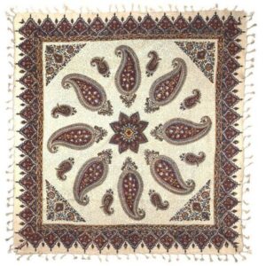Nappe Iranienne : Impression Traditionnelle Kalamkari d’Isfahan 31