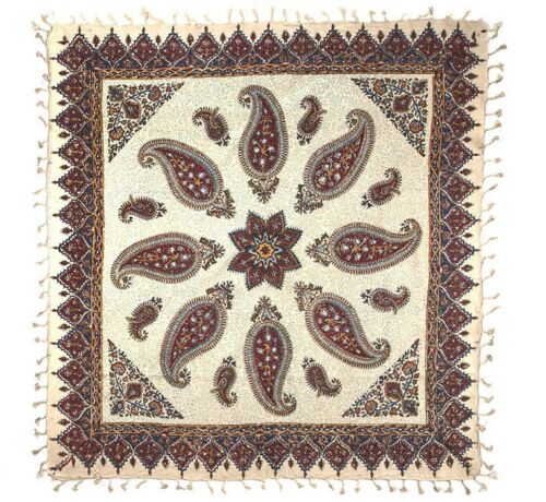 Nappe Iranienne : Impression Traditionnelle Kalamkari d'Isfahan 31