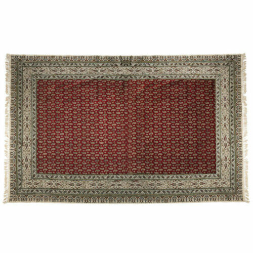 Nappe Persane : Impression Traditionnelle Kalamkari d'Isfahan Rouge
