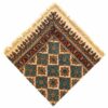Nappe Persane : Nappe Traditionnelle à Impressions au Bloc Kalamkari d'Ispahan G273
