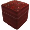Pouf kilim ottoman authentique d’origine Iran, fait main H100