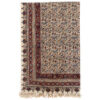 Nappe Persane : Nappe Traditionnelle à Impressions au Bloc Kalamkari d'Ispahan G164