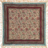 Nappe Persane : Nappe Traditionnelle à Impressions au Bloc Kalamkari d'Ispahan G112
