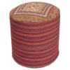 Pouf kilim ottoman authentique d’origine Iran, fait main AP405