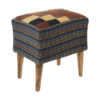 Repose-pieds kilim authentique d’origine Iran, fait main 98001