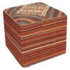 Pouf kilim ottoman authentique d’origine Iran, fait main AP406