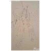 Peinture d'art miniature persan originale : Aquarelle – Sheikh et fille