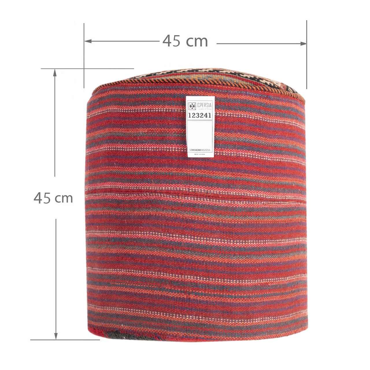 Pouf kilim ottoman d’origine Iran, fait main AP404