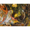 Tapis mural persan fait main de Tabriz représentant la miniature Soroosh Alam