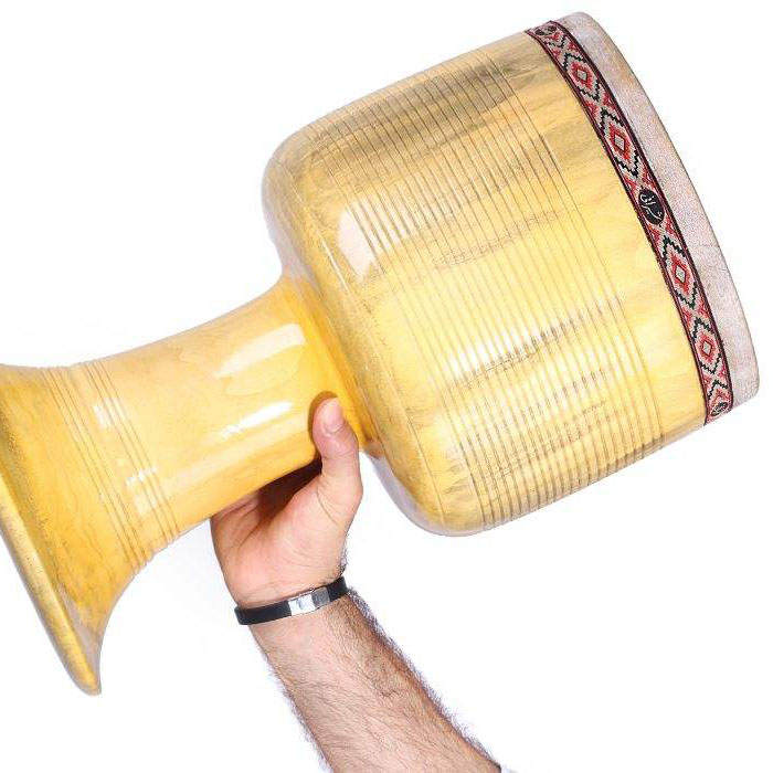 Tambour Tombak Persan – Modèle Shirani Jaune