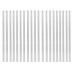 Ensemble de Vingt Brochettes en Acier (16,5 cm) pour Kebab de Poulet et Grillades
