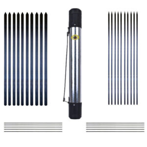 Ensemble de Trente Brochettes Galvanisées Mixtes pour Kebab et Grillades