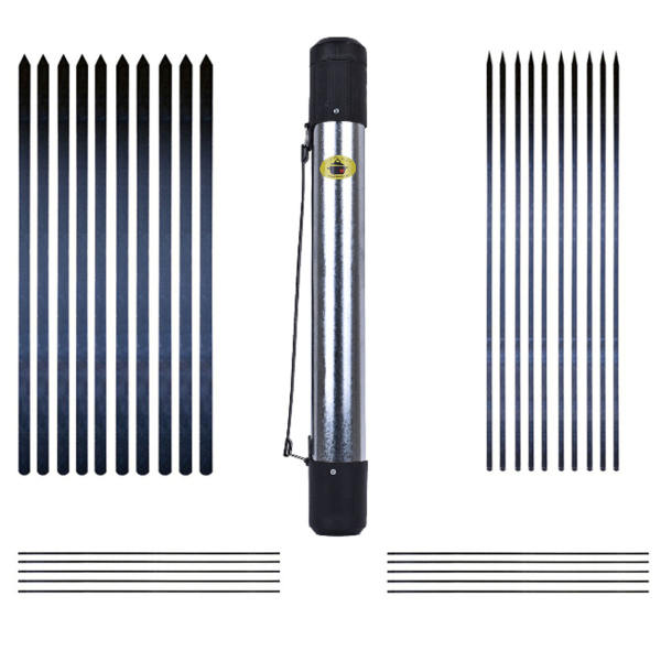 Ensemble de Trente Brochettes Galvanisées Mixtes pour Kebab et Grillades